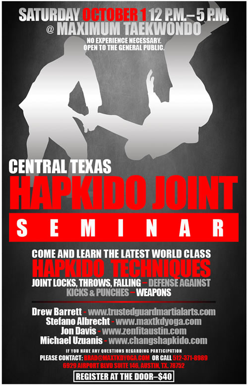 Hapkido Seminar October 1 2016